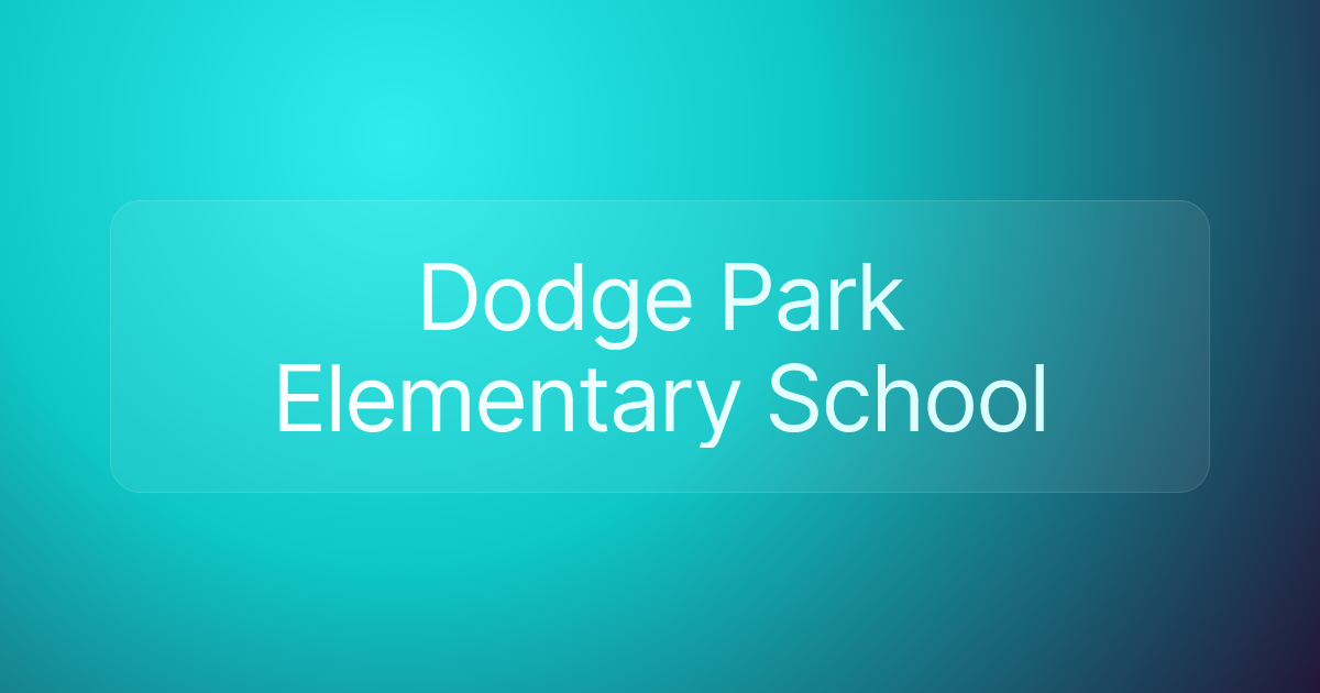 Dodge Park Elementary School