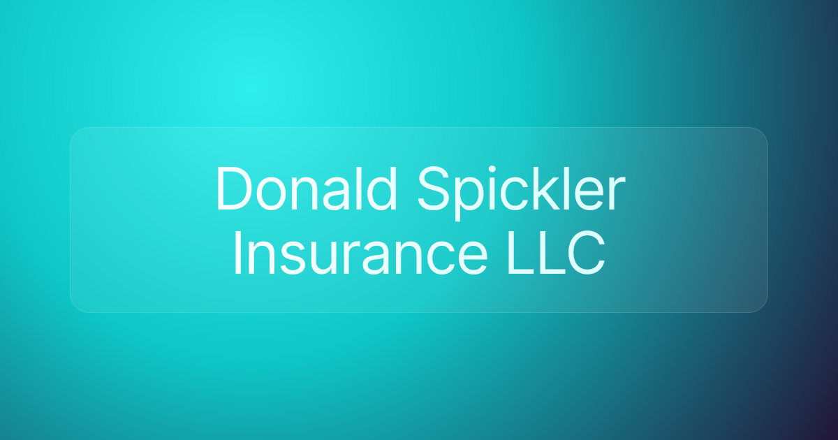 Donald Spickler Insurance LLC