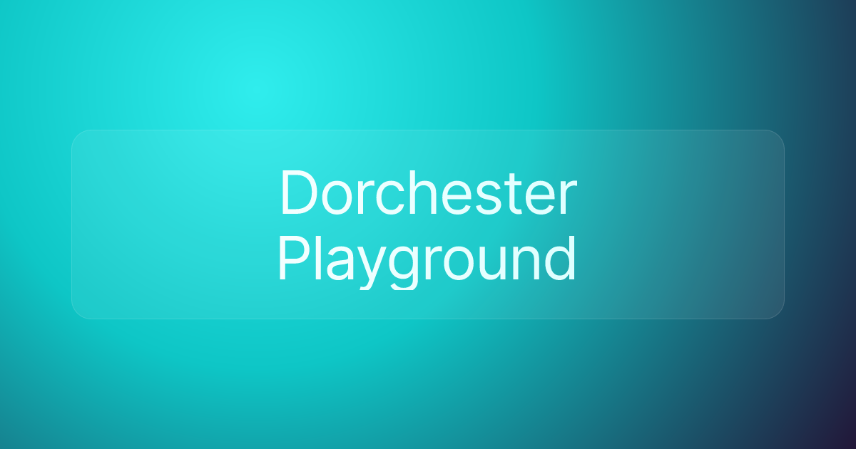 Dorchester Playground