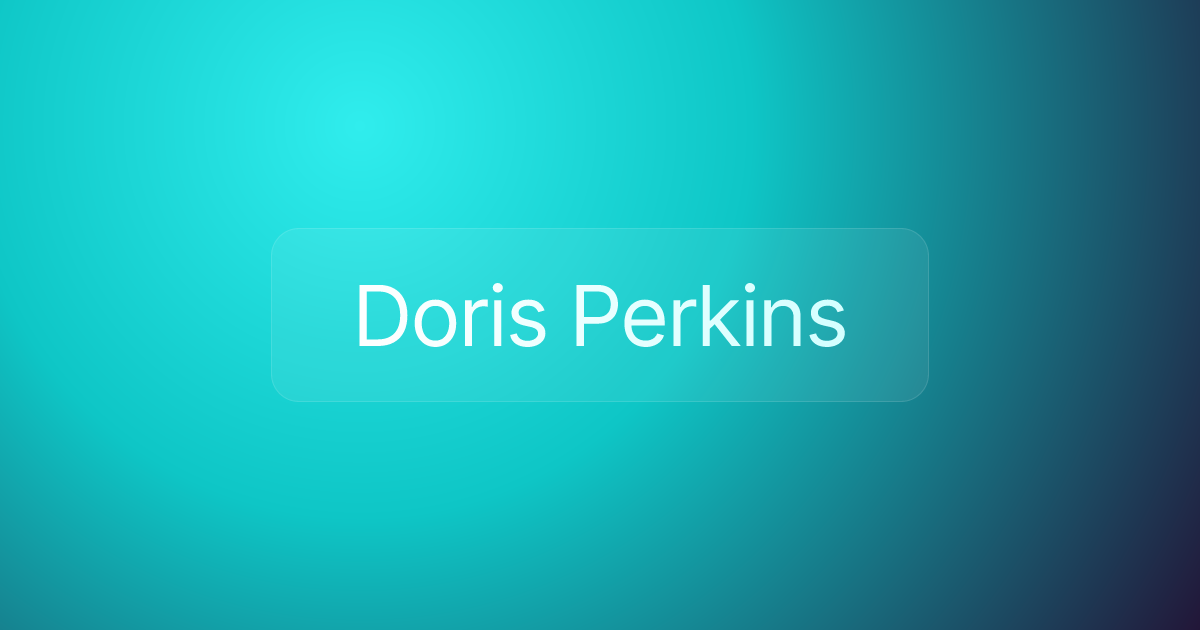 Doris Perkins