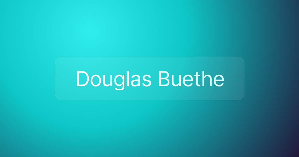 Douglas Buethe