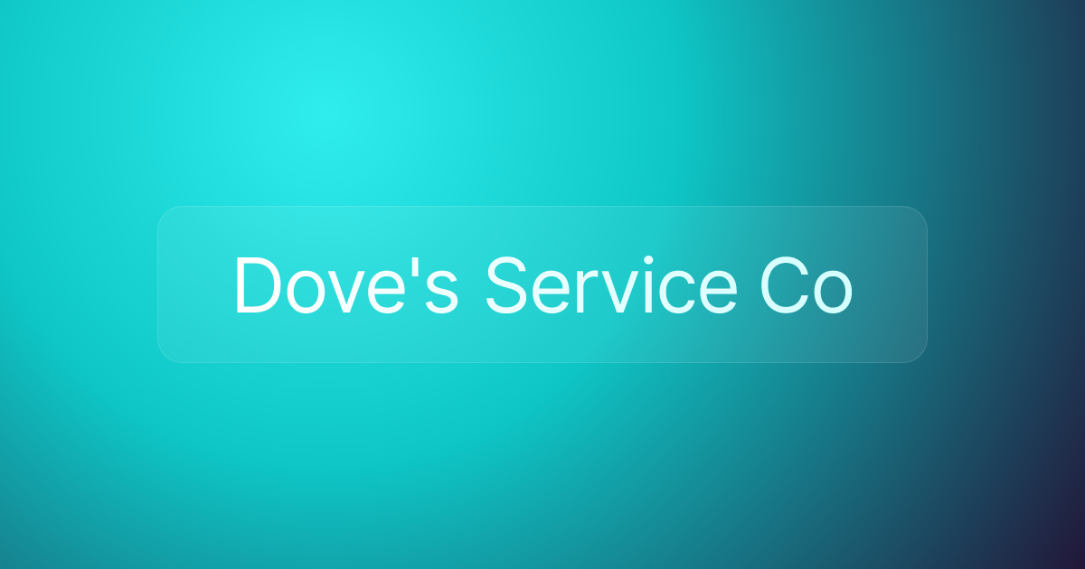 Dove's Service Co