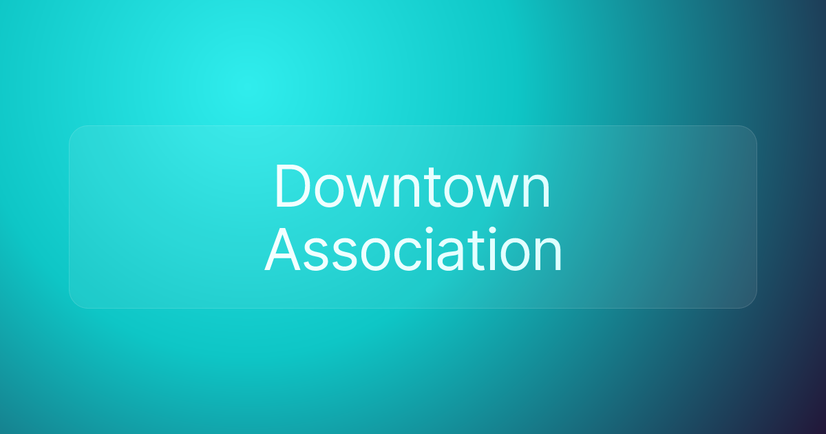 Downtown Association
