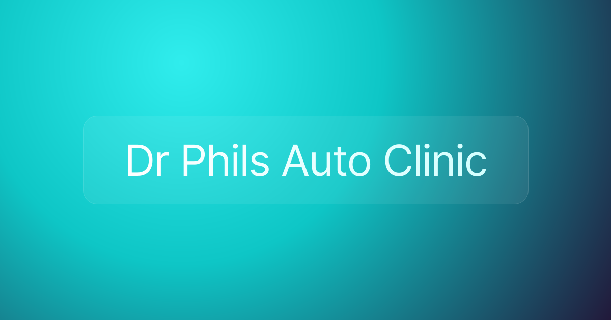 Dr Phils Auto Clinic