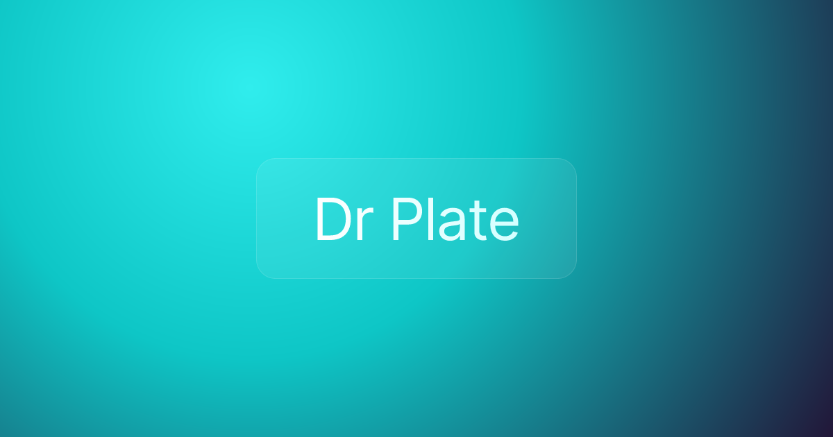 Dr Plate
