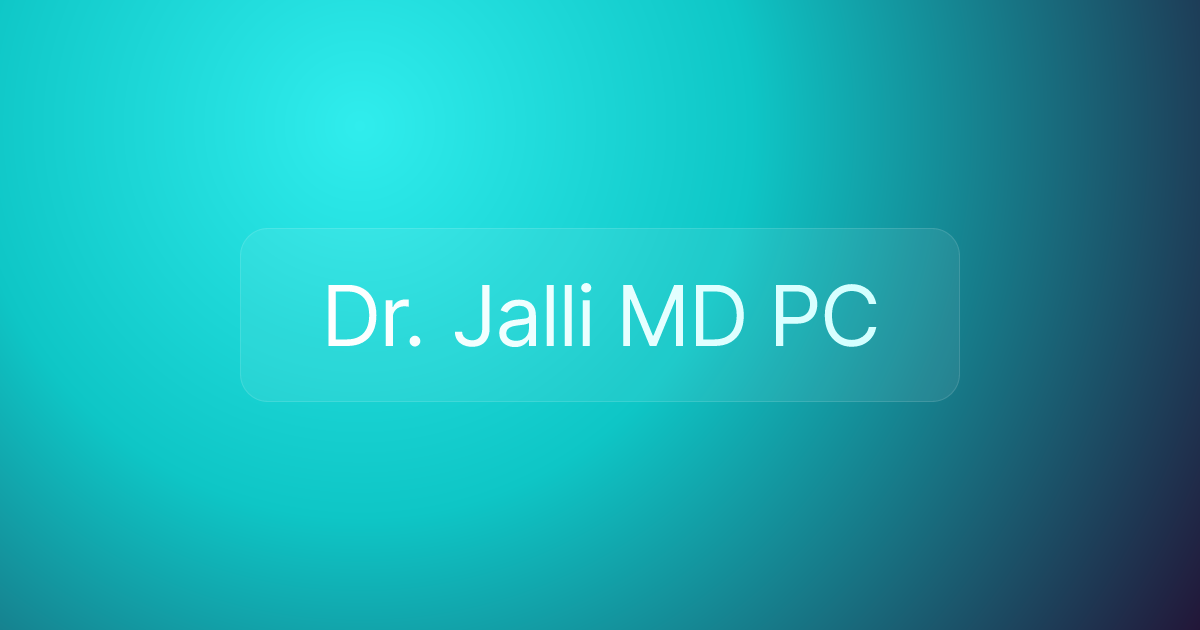 Dr. Jalli MD PC