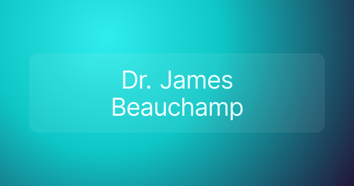Dr. James Beauchamp