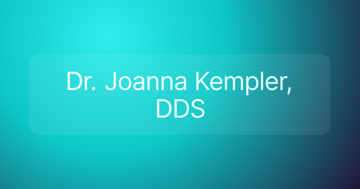 Dr. Joanna Kempler, DDS