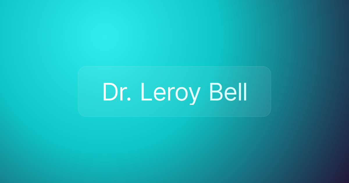 Dr. Leroy Bell
