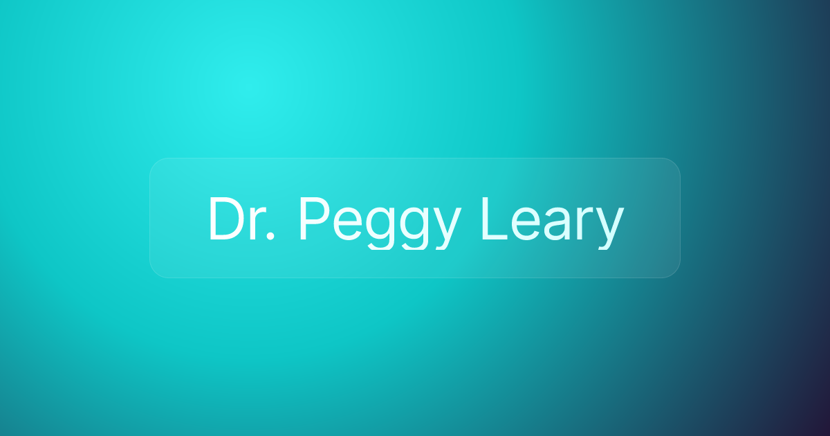 Dr. Peggy Leary