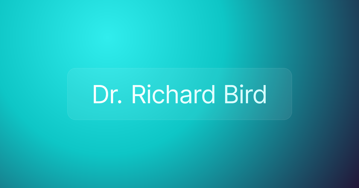 Dr. Richard Bird