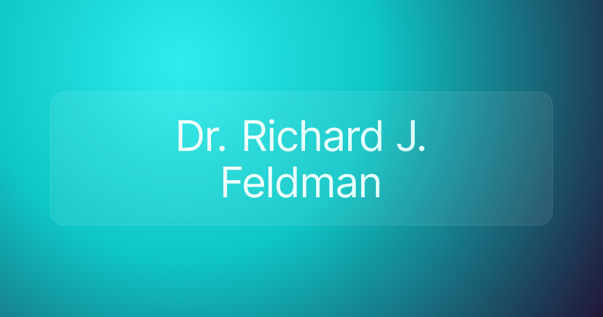 Dr. Richard J. Feldman