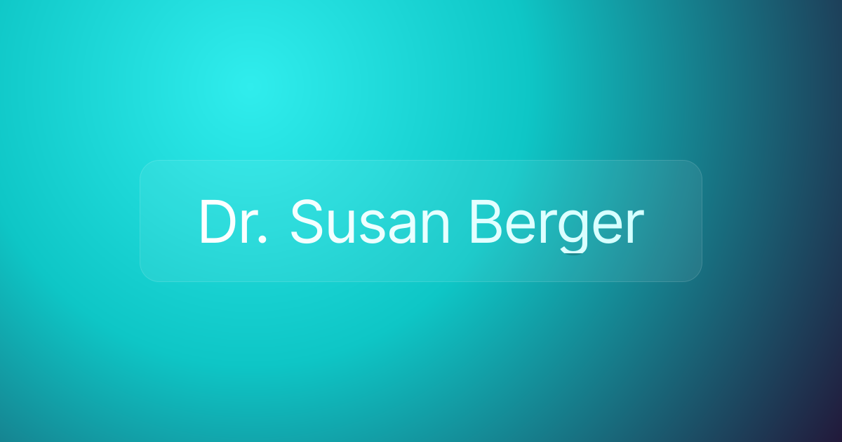Dr. Susan Berger