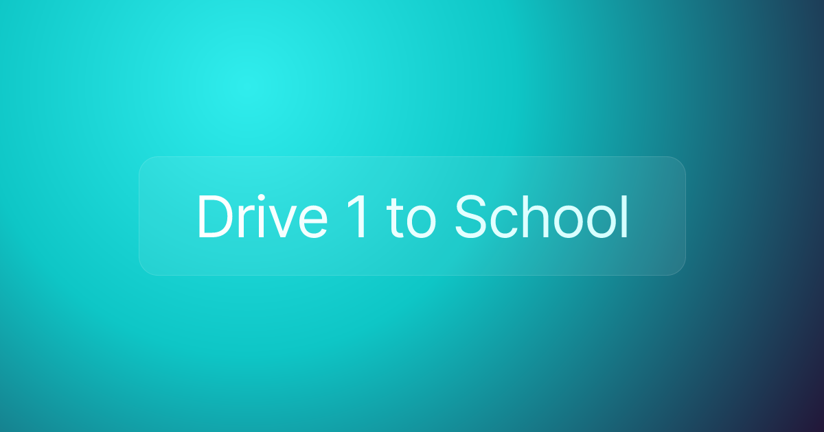 Drive 1 to School