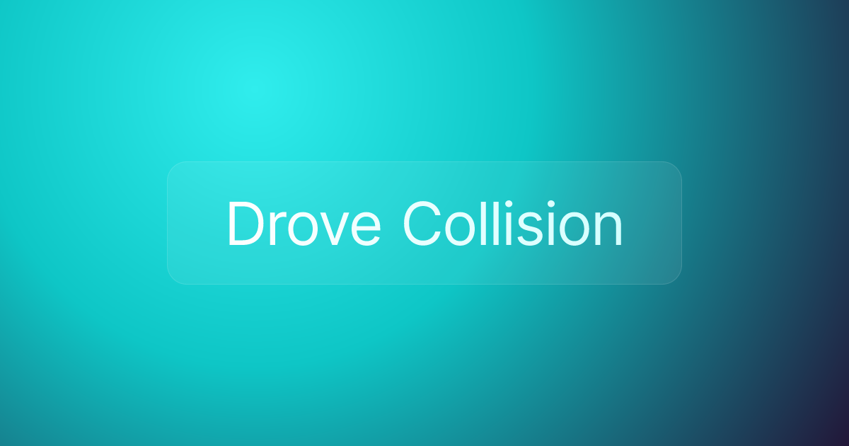 Drove Collision