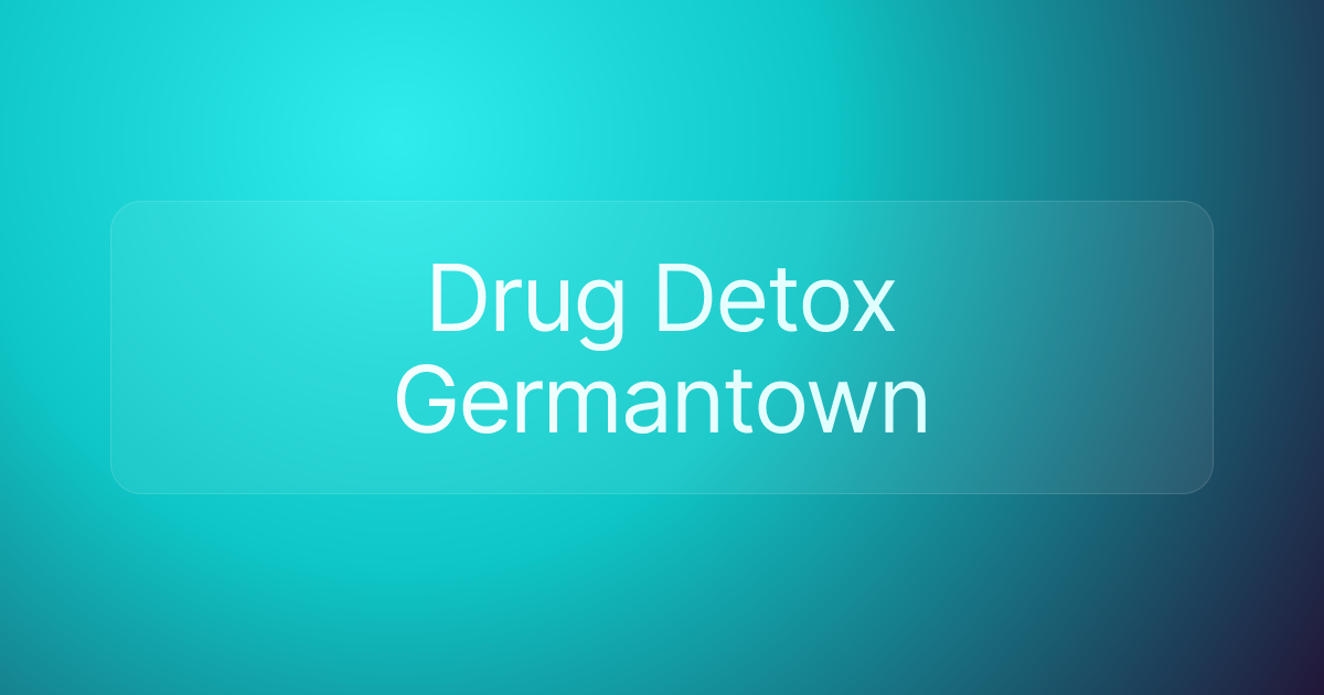 Drug Detox Germantown