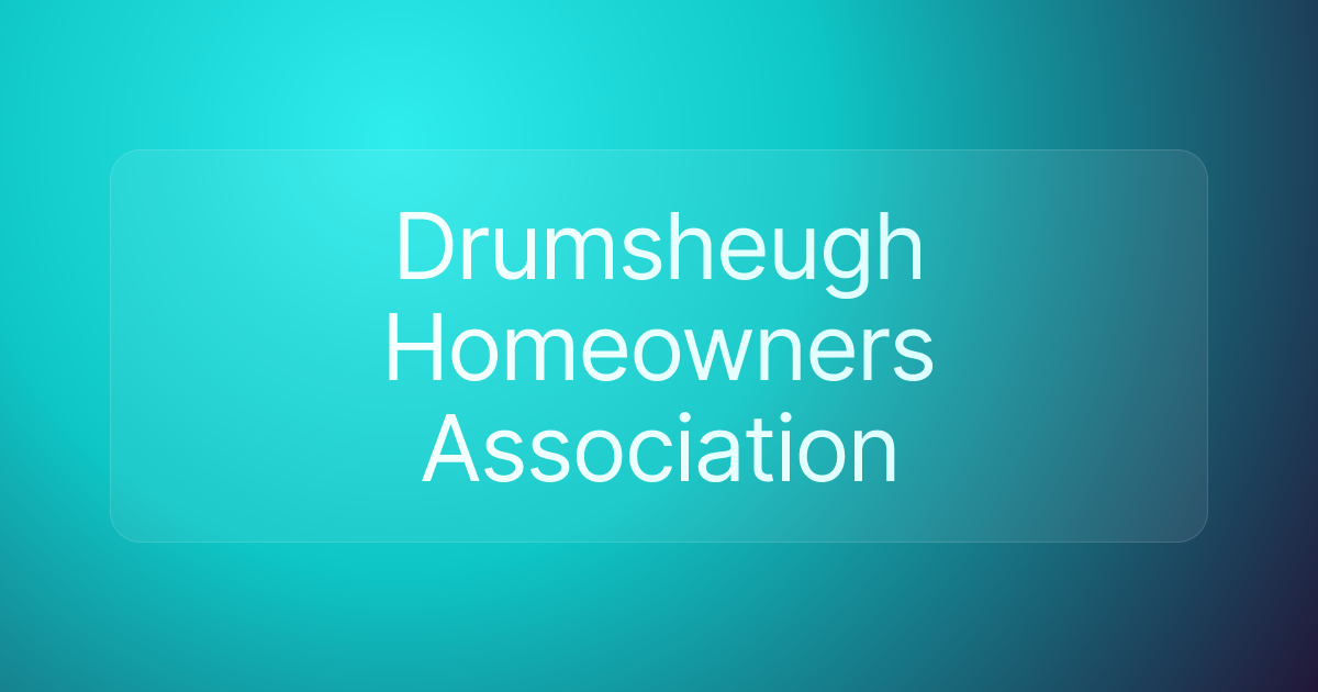 Drumsheugh Homeowners Association