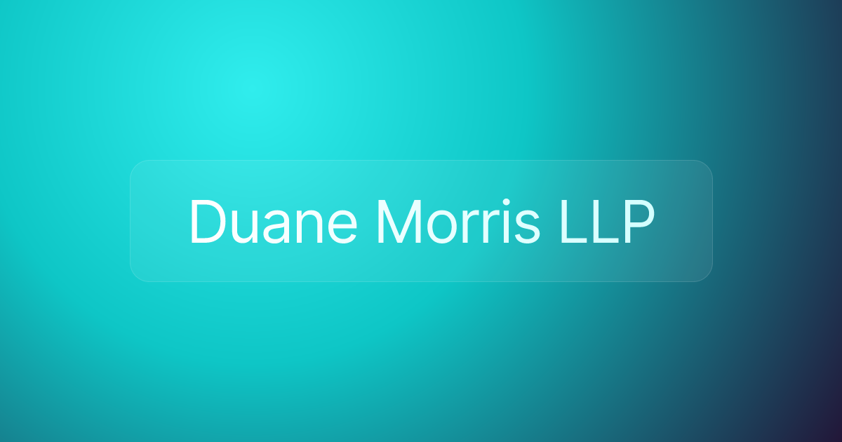 Duane Morris LLP