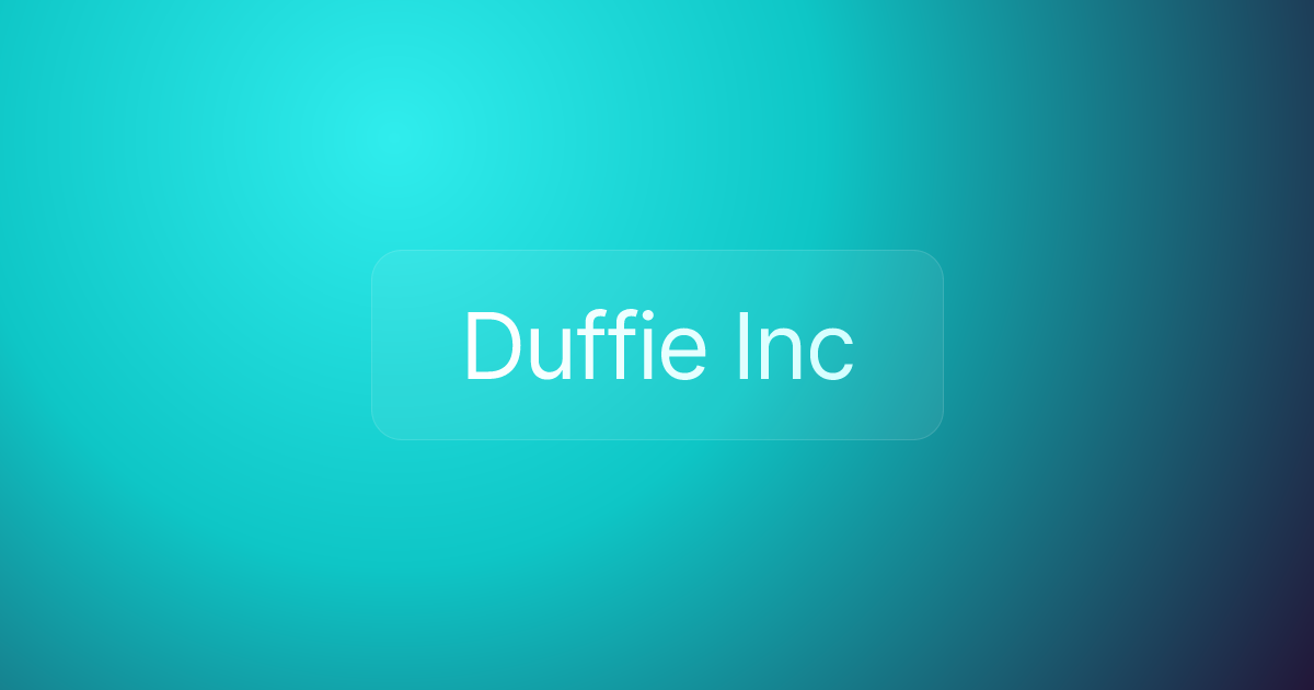 Duffie Inc