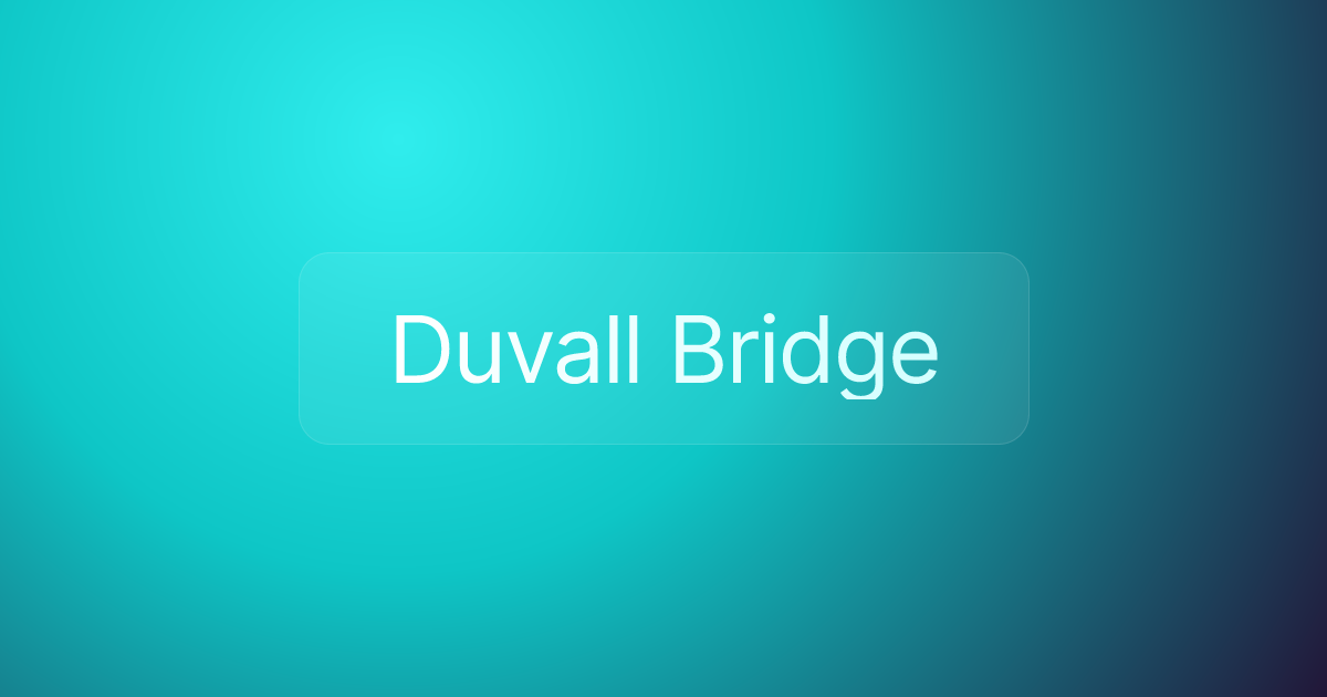 Duvall Bridge