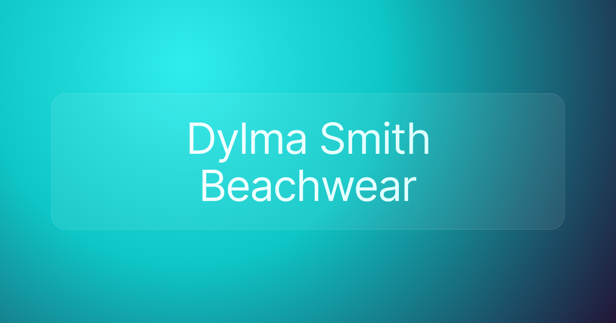 Dylma Smith Beachwear