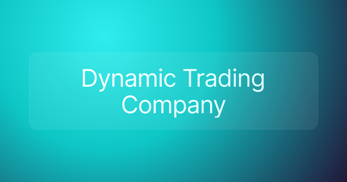 Dynamic Trading Company