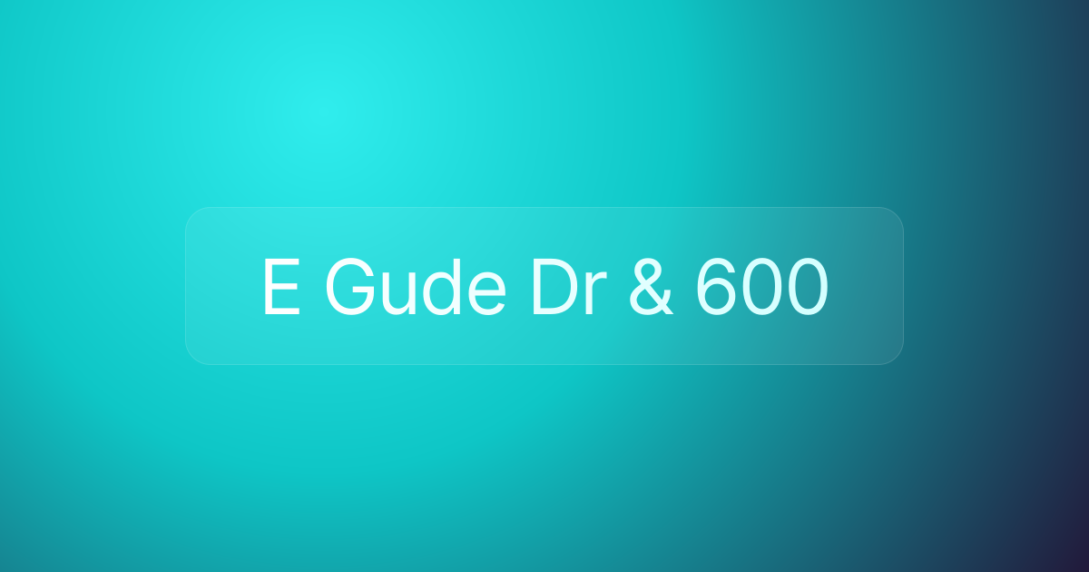 E Gude Dr & 600