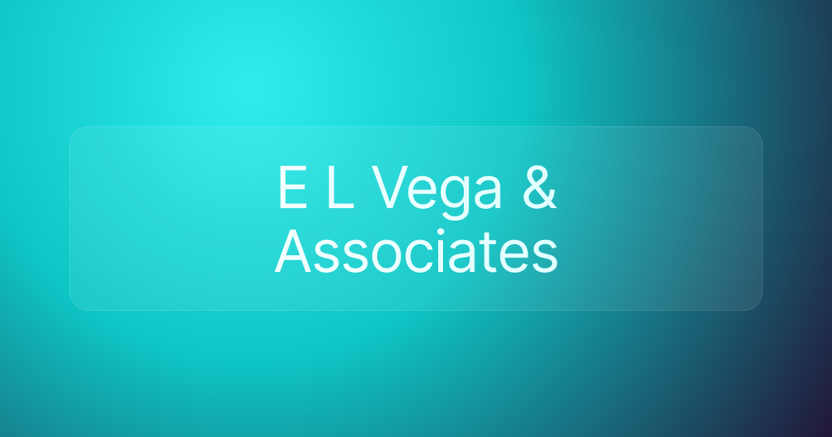 E L Vega & Associates