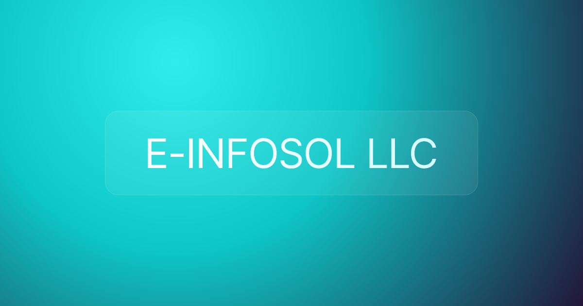 E-INFOSOL LLC