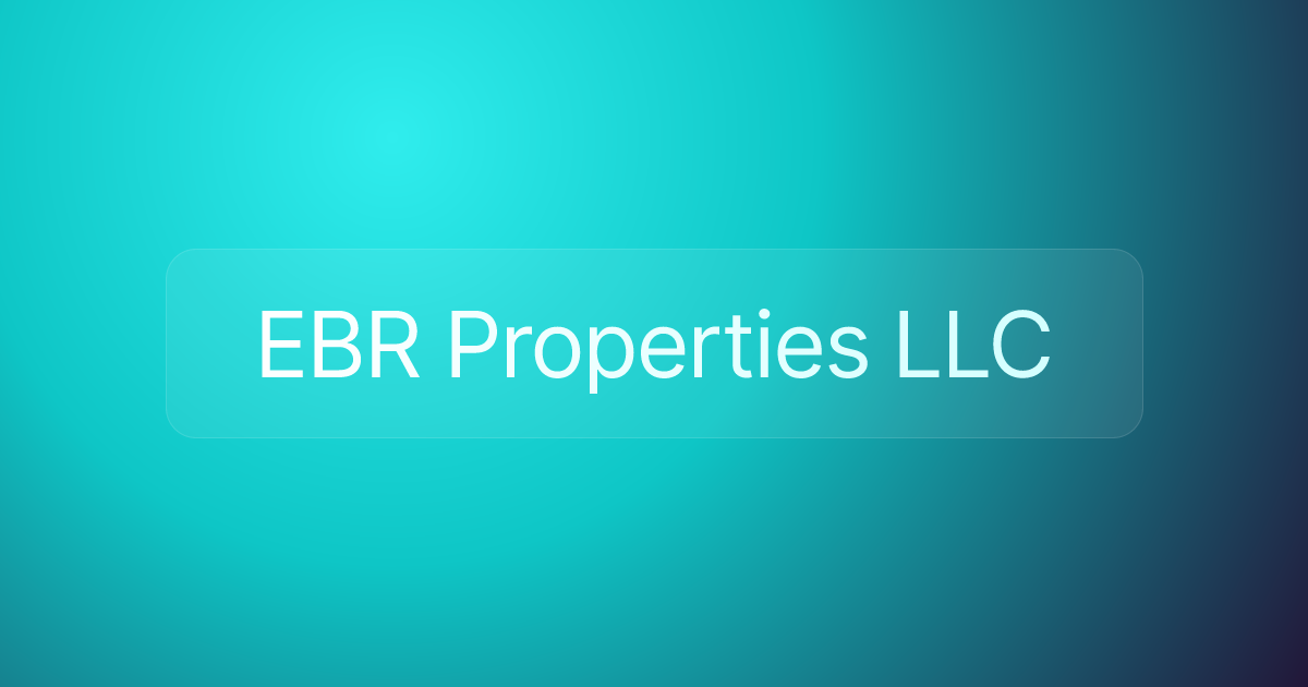EBR Properties LLC