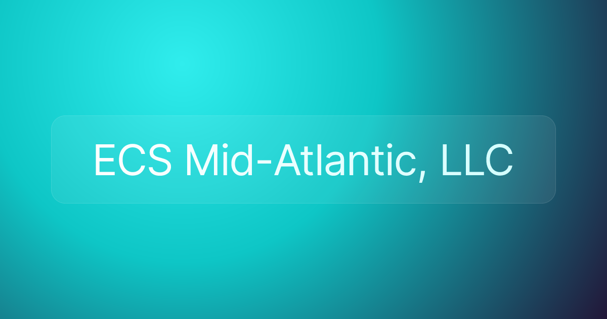 ECS Mid-Atlantic, LLC