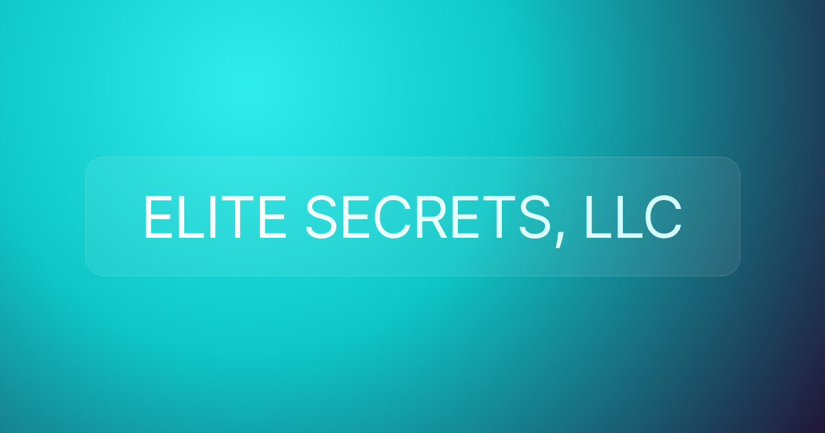 ELITE SECRETS, LLC