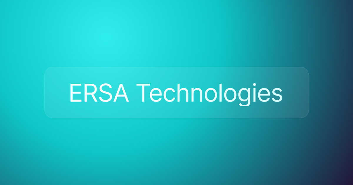 ERSA Technologies