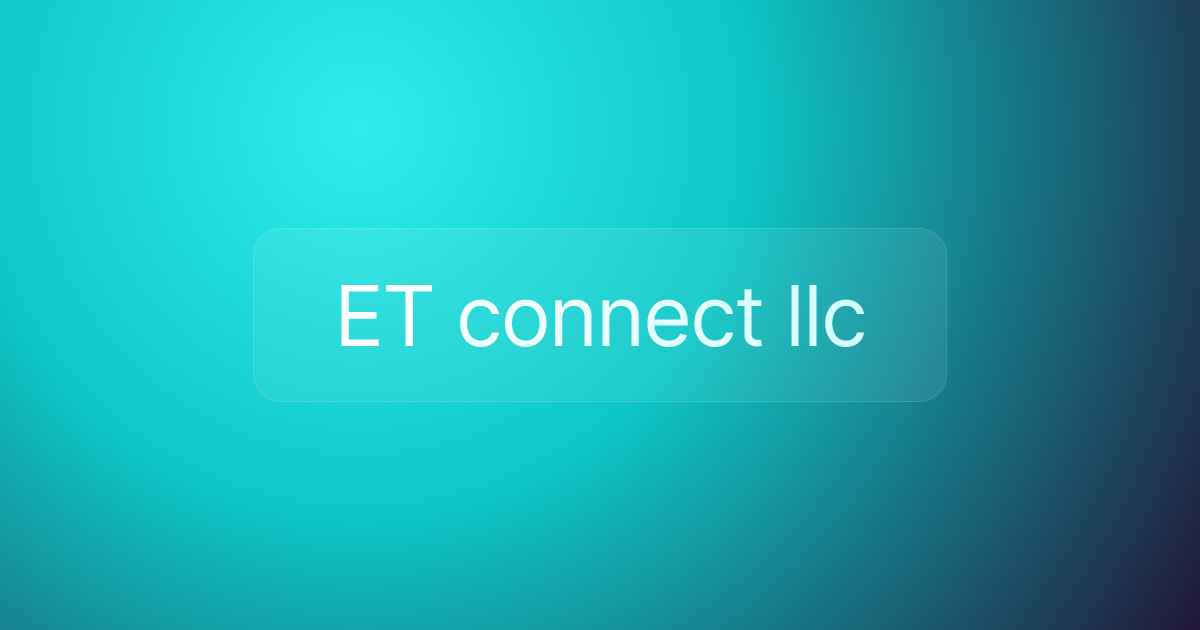 ET connect llc
