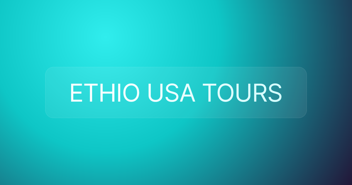 ETHIO USA TOURS
