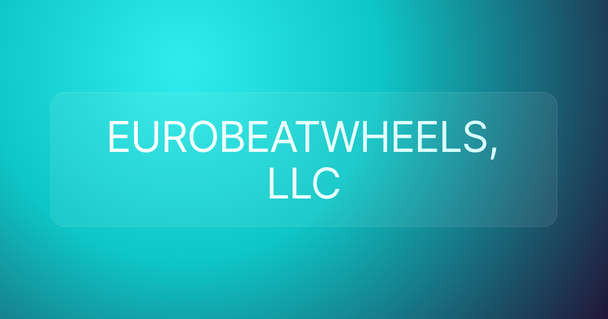 EUROBEATWHEELS, LLC