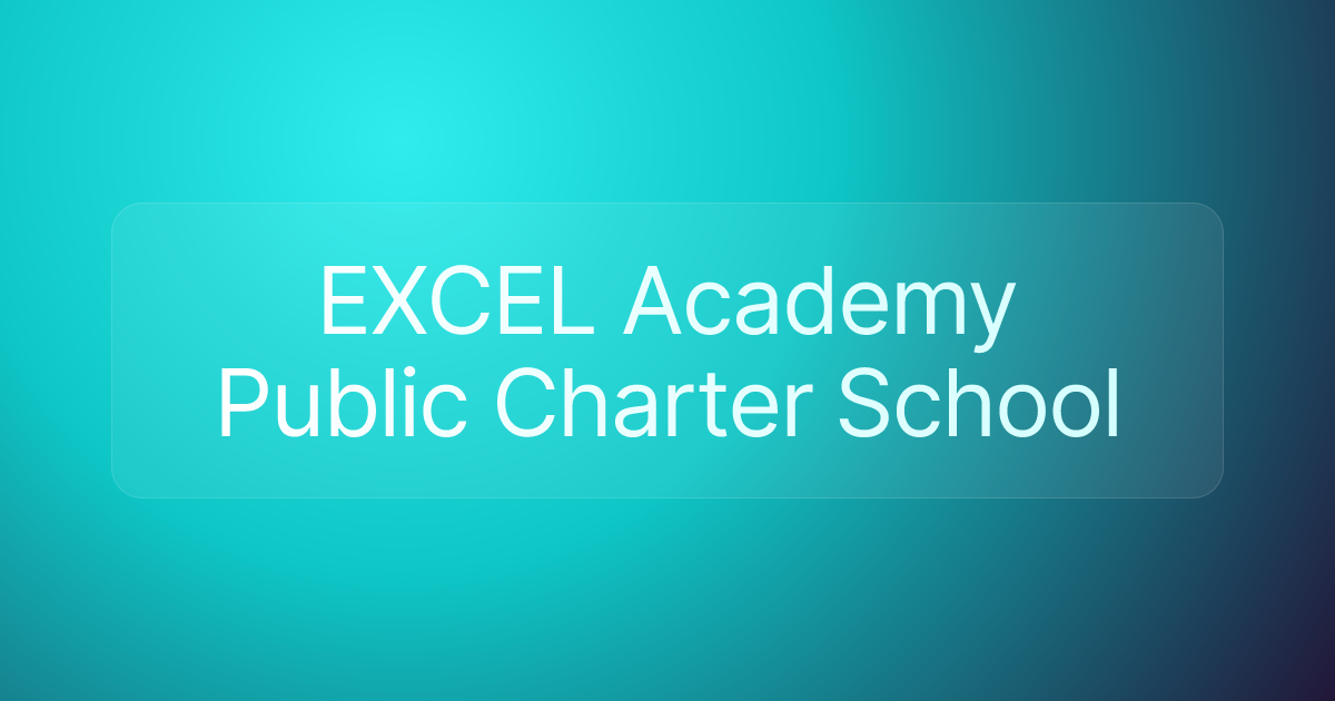 EXCEL Academy Public Charter School
