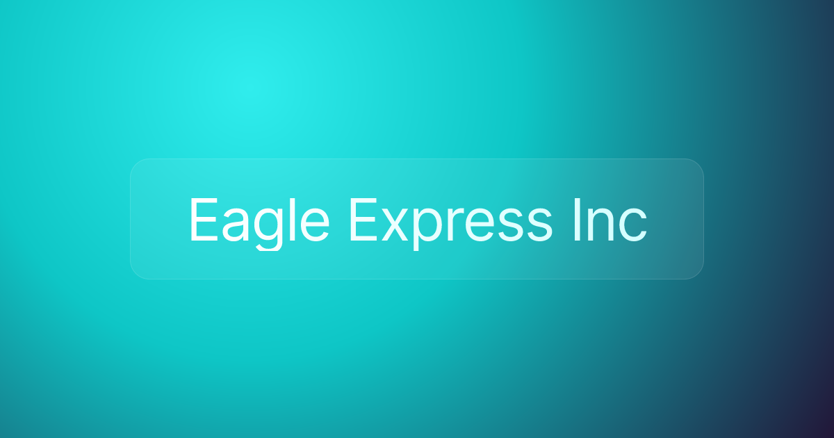 Eagle Express Inc