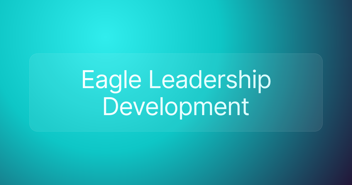Eagle Leadership Development