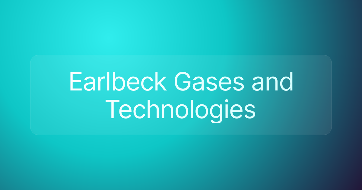 Earlbeck Gases and Technologies