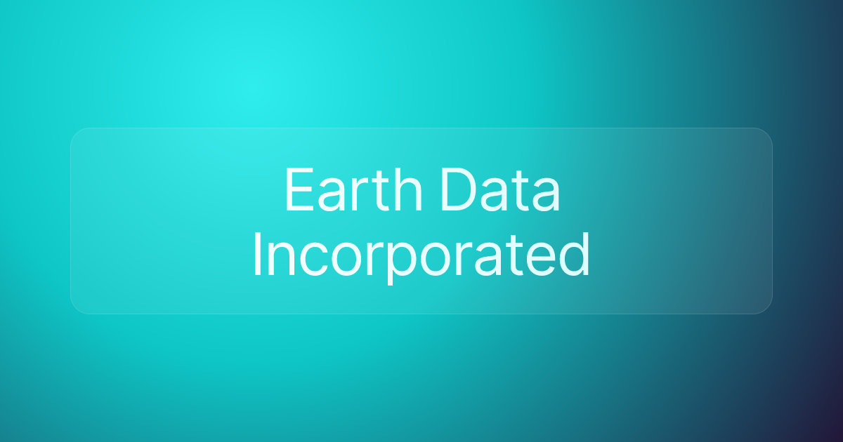 Earth Data Incorporated