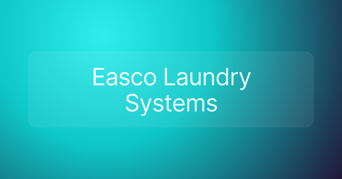 Easco Laundry Systems