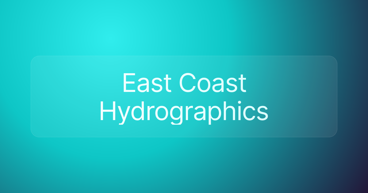 East Coast Hydrographics