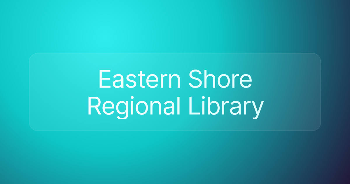 Eastern Shore Regional Library