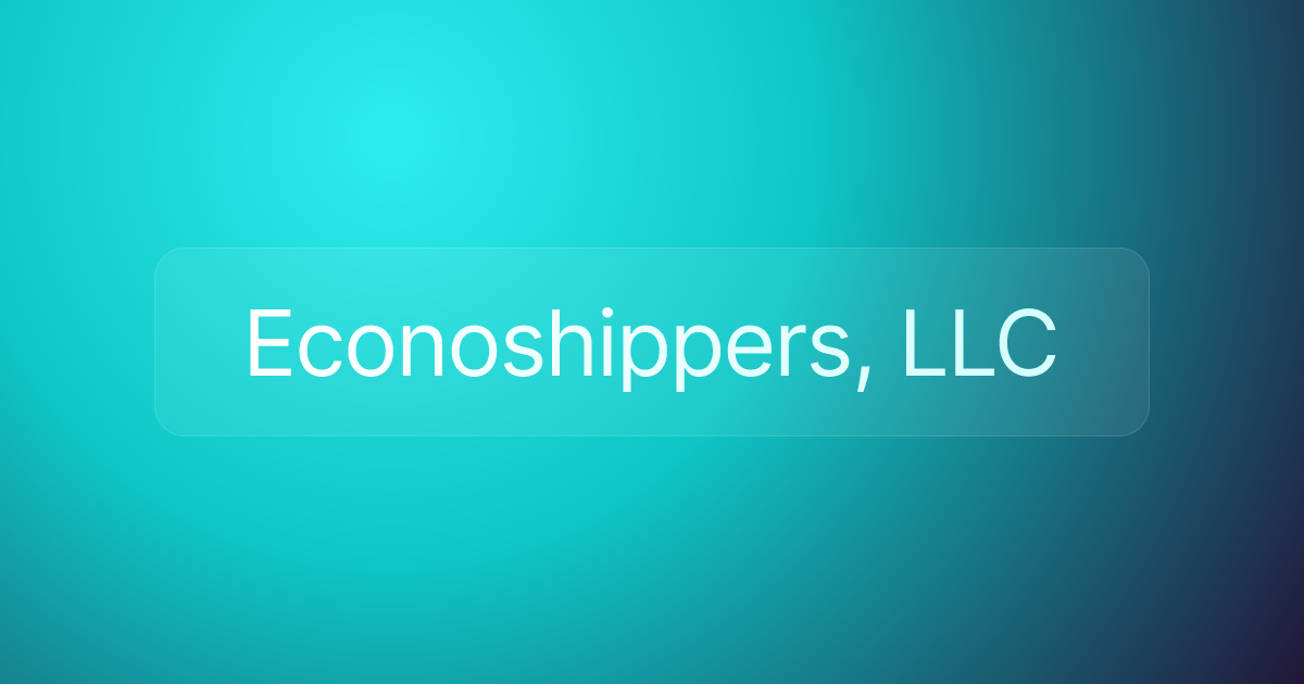 Econoshippers, LLC