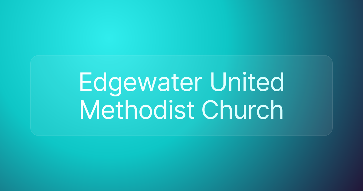 Edgewater United Methodist Church