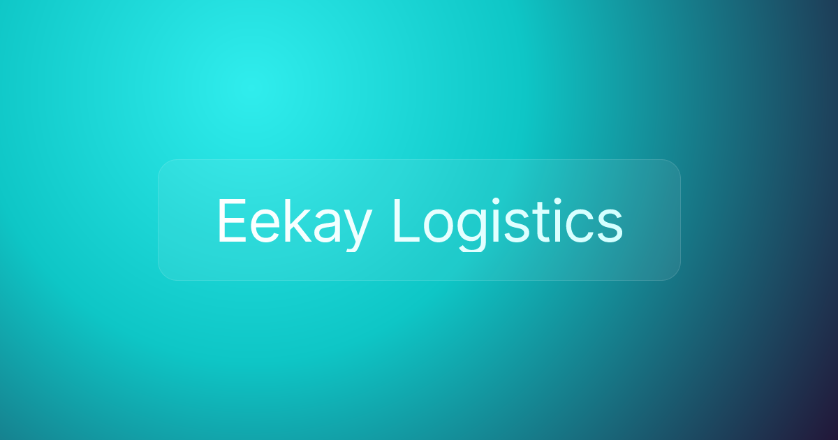 Eekay Logistics