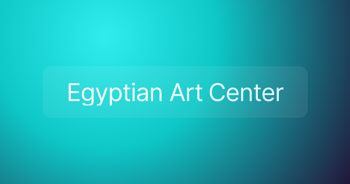 Egyptian Art Center