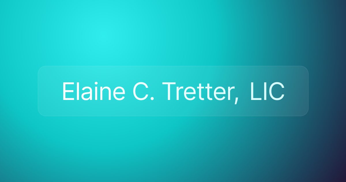 Elaine C. Tretter, LIC
