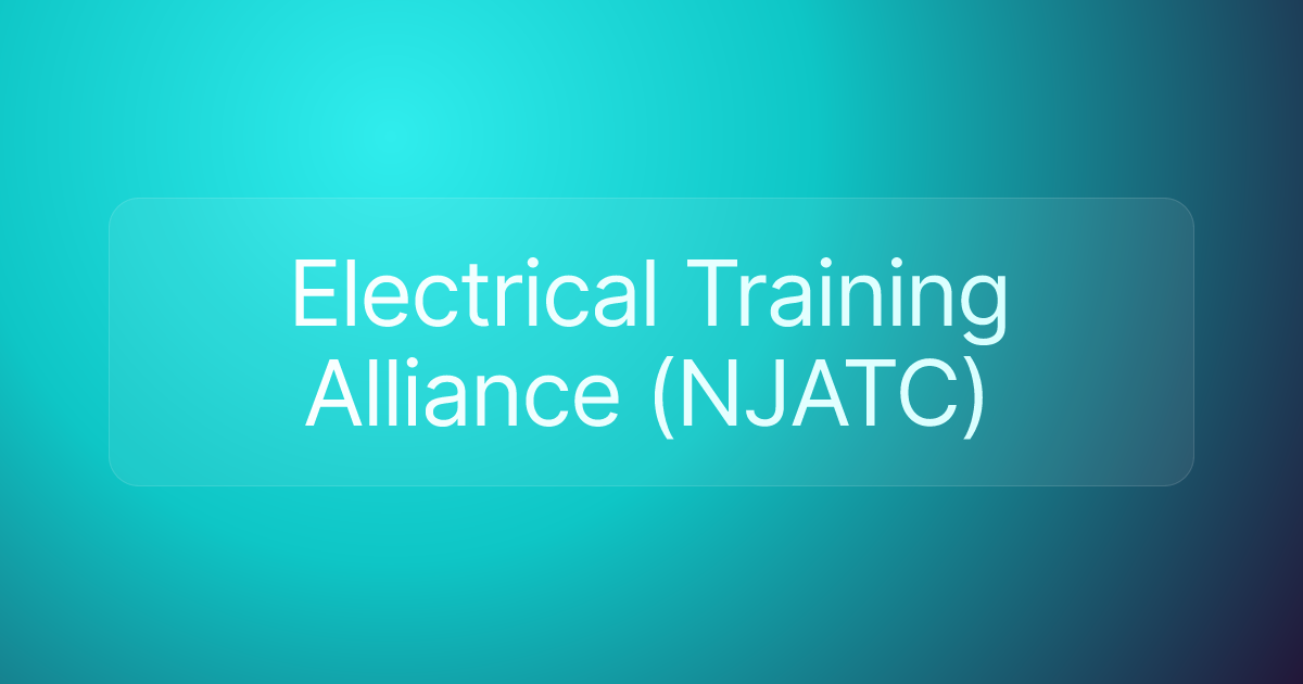 Electrical Training Alliance (NJATC)